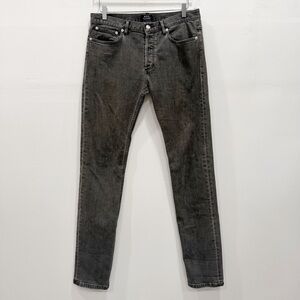 A.P.C. Washed Black Skinny Jeans Size 31 Men’s